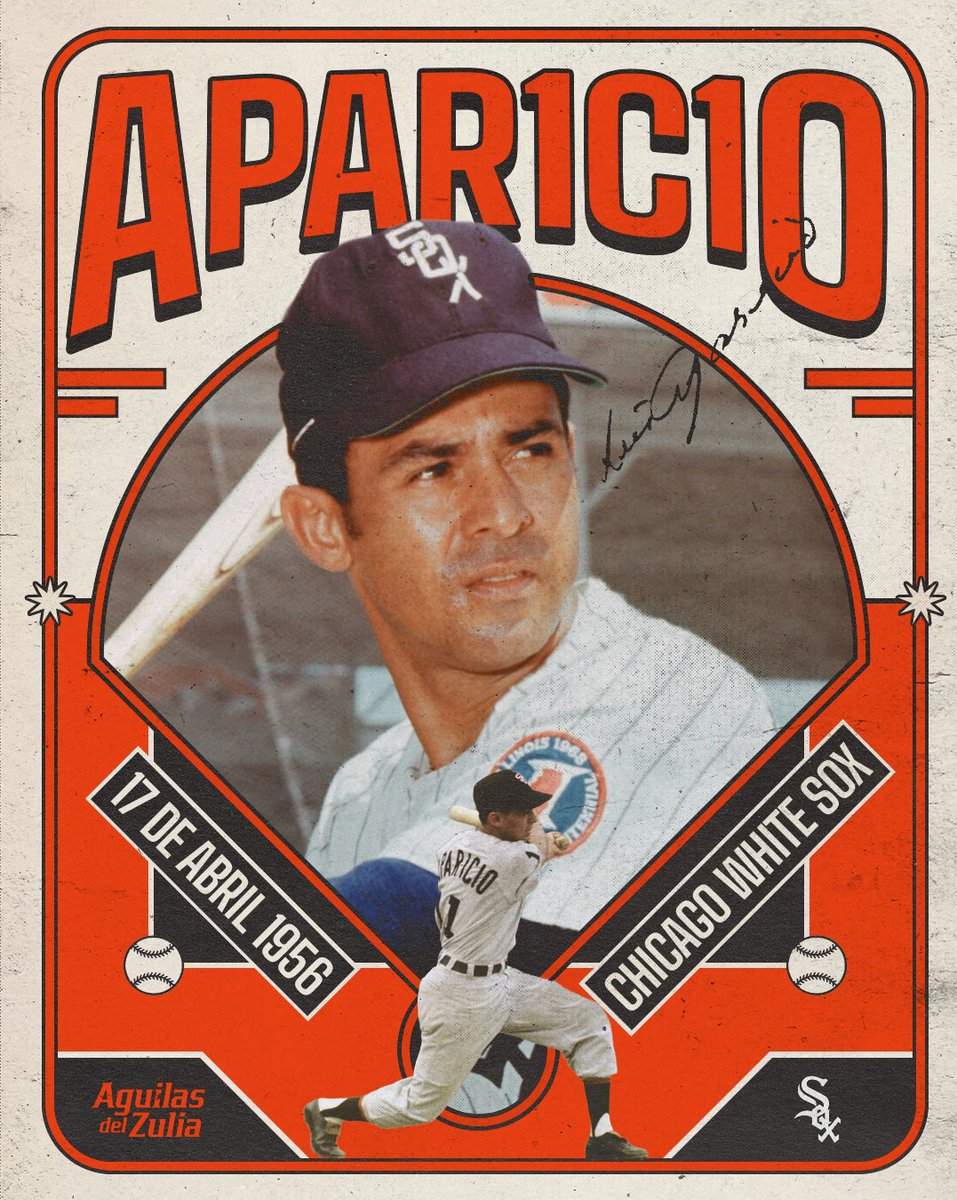 #TalDíaComoHoy debutó en #MLB nuestro Salón de la Fama.
 Luis Aparicio Montiel. ¡Orgullo de Venezuela! #AlaCarga 🦅