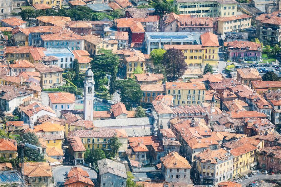 joancarroll's tweet photo. Rooftops of Menaggio Lake Como Italy Artistic! https://t.co/nzNbkm5w0m #menaggio #lakecomo #italy #rooftops #church #belltower #crowded #artistic #artforsale #wallartforsale #giftideas @joancarroll https://t.co/SCrCzGLanG