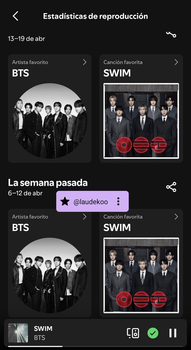 𝒍𝒂𝒖(𝒗𝒊́ 𝒂 𝑯𝒐𝒃𝒊/𝒗𝒆𝒓𝒆́ 𝒂 𝑩𝑻𝑺)~⊙⊝⊜ tweet media