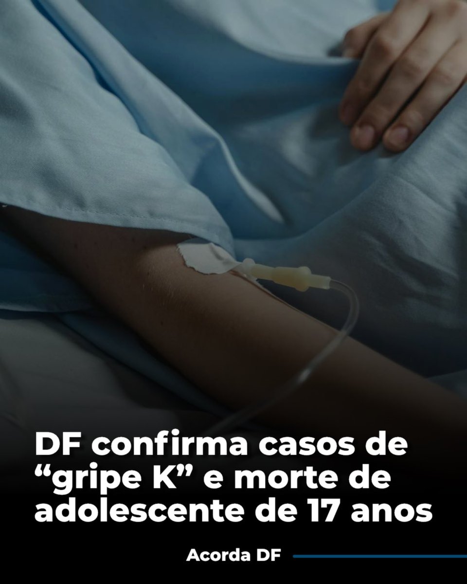 A Secretaria de Saúde do Distrito Federal (SES-DF) confirmou seis casos da chamada “gripe K” (H3N2) em 2026. Entre os pacientes, uma adolescente de 17 anos morreu após contrair a doença.

Leia mais: acordadf.com.br/noticias/brasi…