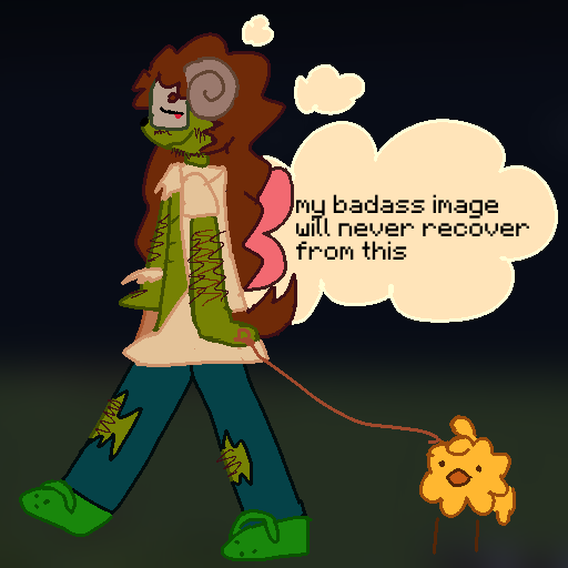 New <a href="/docm77/">Docm77 🐐</a> video had a great moment where he put a baby chicken on a leash and it was so cute that I had to doodle it.