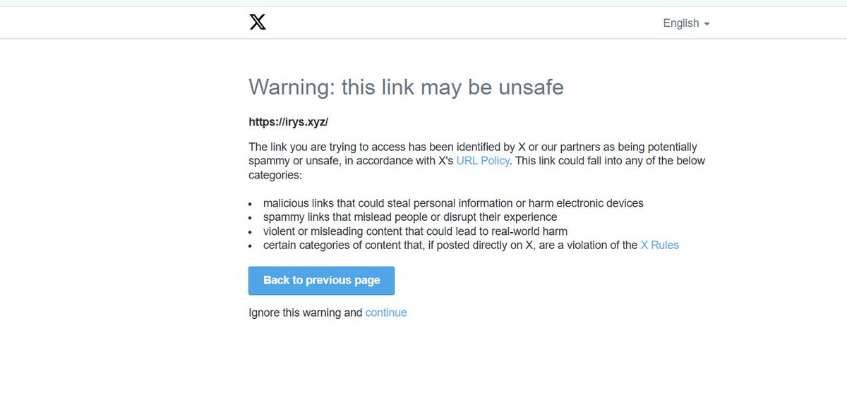 bitschooled's tweet photo. why is this scam network @irys_xyz popping up when using @JupiterExchange. i get nonstop warnings from malwarebytes saying the site is trying to reach gateway dot irys dot xyz when on jup. #jupiter compromised with this trash? 
#solana 
twitter even blocks their clown website. 🤣 https://t.co/1S0vdeocbl