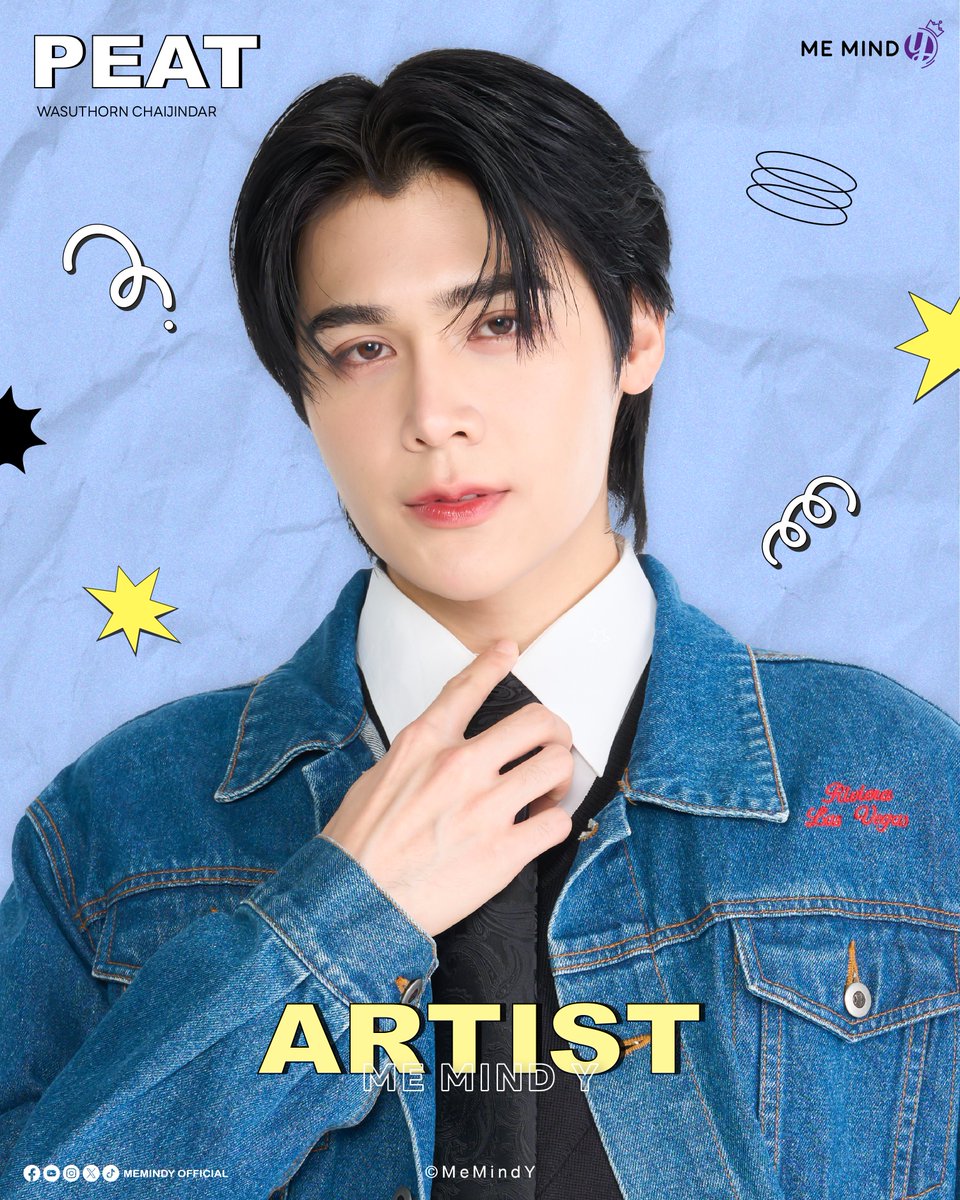 MemindyOfficial's tweet photo. ｡･:*˚:✧｡ 𝐌𝐞 𝐌𝐢𝐧𝐝 𝐘 𝐀𝐫𝐭𝐢𝐬𝐭𝐬 𝟐𝟎𝟐𝟔 ｡✧:˚*:･｡

พีท - วสุธร ชัยจินดา
Peat - Wasuthorn Chaijindar

Intagram : peat.wst
X : @peatwasu 
TikTok : peat_wasu

#Peatwasu #CaptainPeat
#MeMindY https://t.co/aNqc4c6ZEh