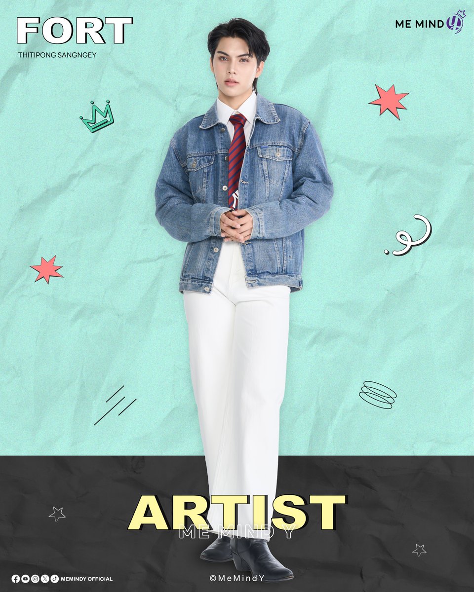 MemindyOfficial's tweet image. ｡･:*˚:✧｡ 𝐌𝐞 𝐌𝐢𝐧𝐝 𝐘 𝐀𝐫𝐭𝐢𝐬𝐭𝐬 𝟐𝟎𝟐𝟔 ｡✧:˚*:･｡

ฟอร์ด - ฐิติพงศ์ เซ่งง่าย
Fort - Thitipong Sangngey

Instagram : fortfts
X : @fort_fts 
TikTok : fortfts

#FortFTS #ComeFortZon
#MeMindY