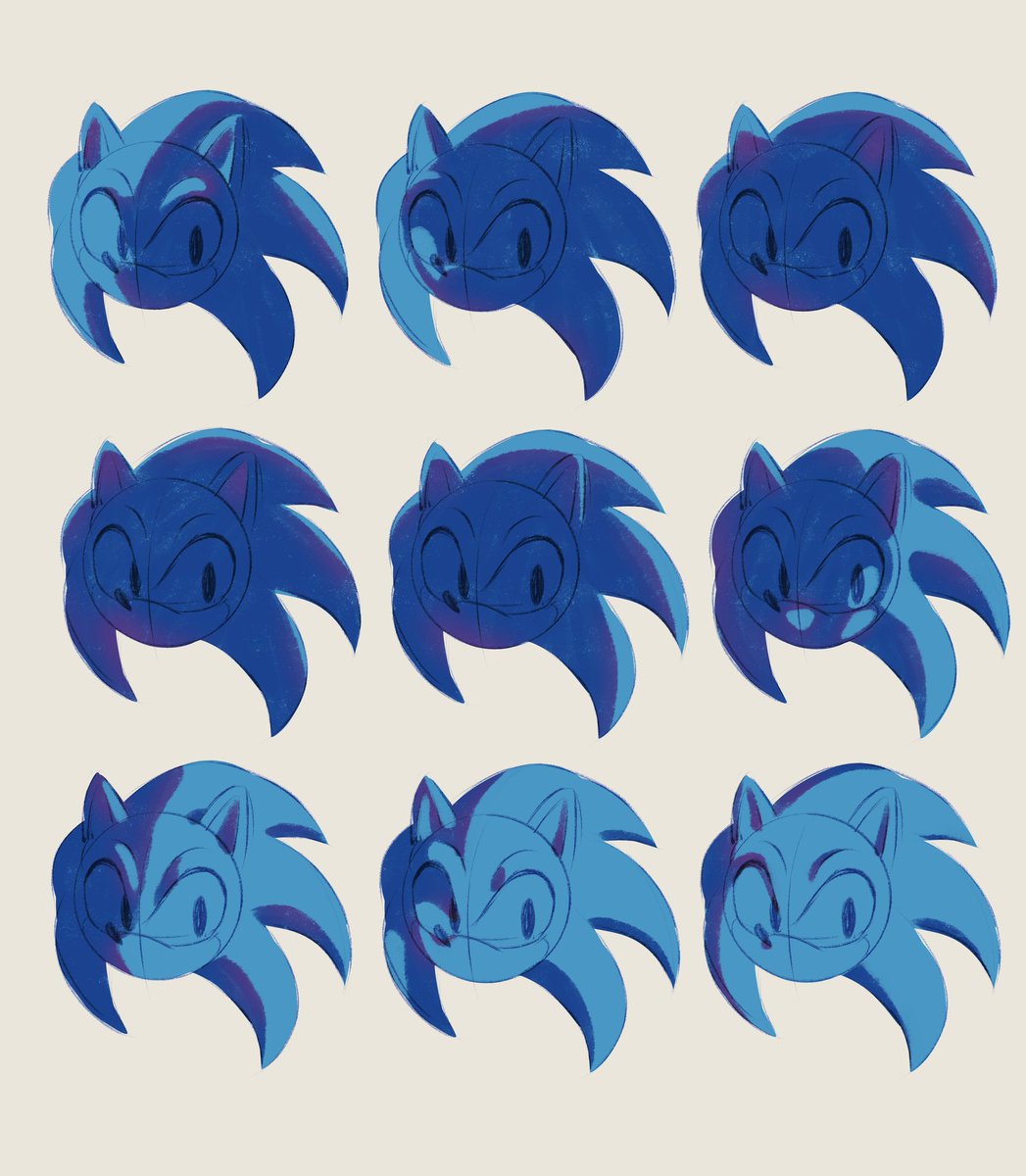 Sonic light turnaround..
Good volume exercise ^^