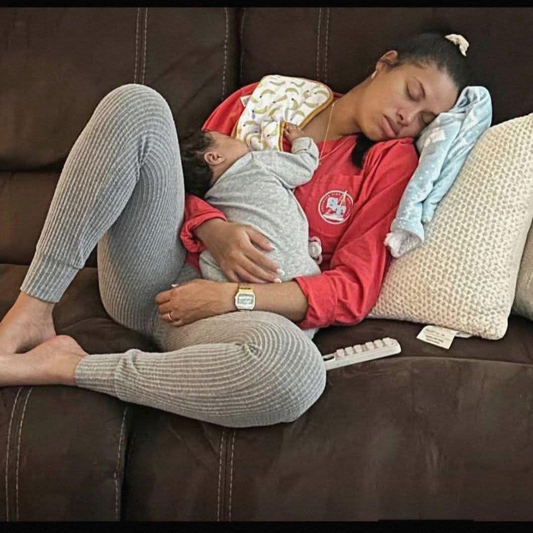 you come home and see your woman like this, what’s the first thing you're doing ?