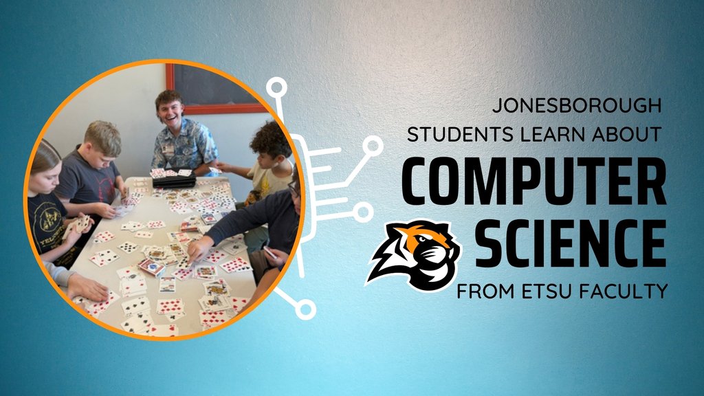 WCDE_TN's tweet photo. Jonesborough students learn about Computer Science from ETSU Faculty. Read more and view the photos here: https://t.co/NsFnyznIRD https://t.co/nHl3unGv0l