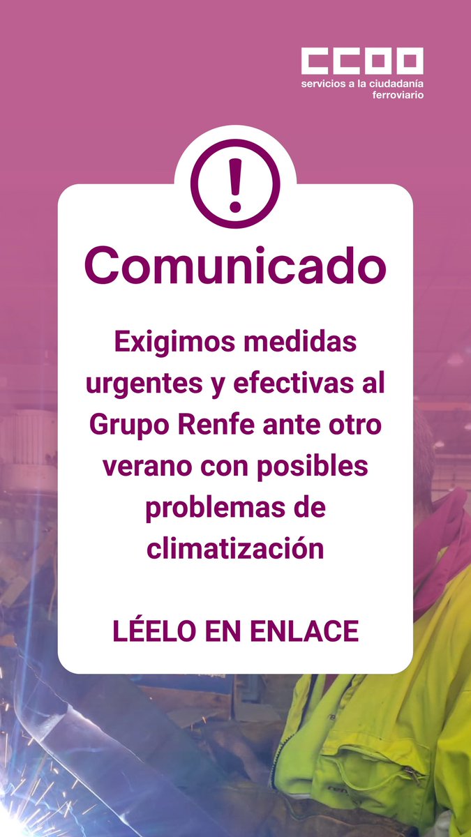 CCOO FERROVIARIO tweet media