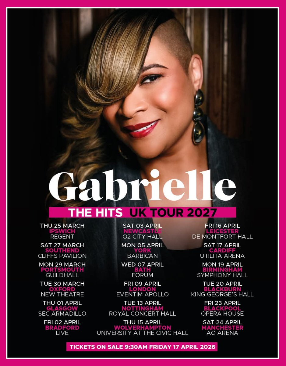 GABRIELLE - UK Singer - Fanpage 🎶 tweet media