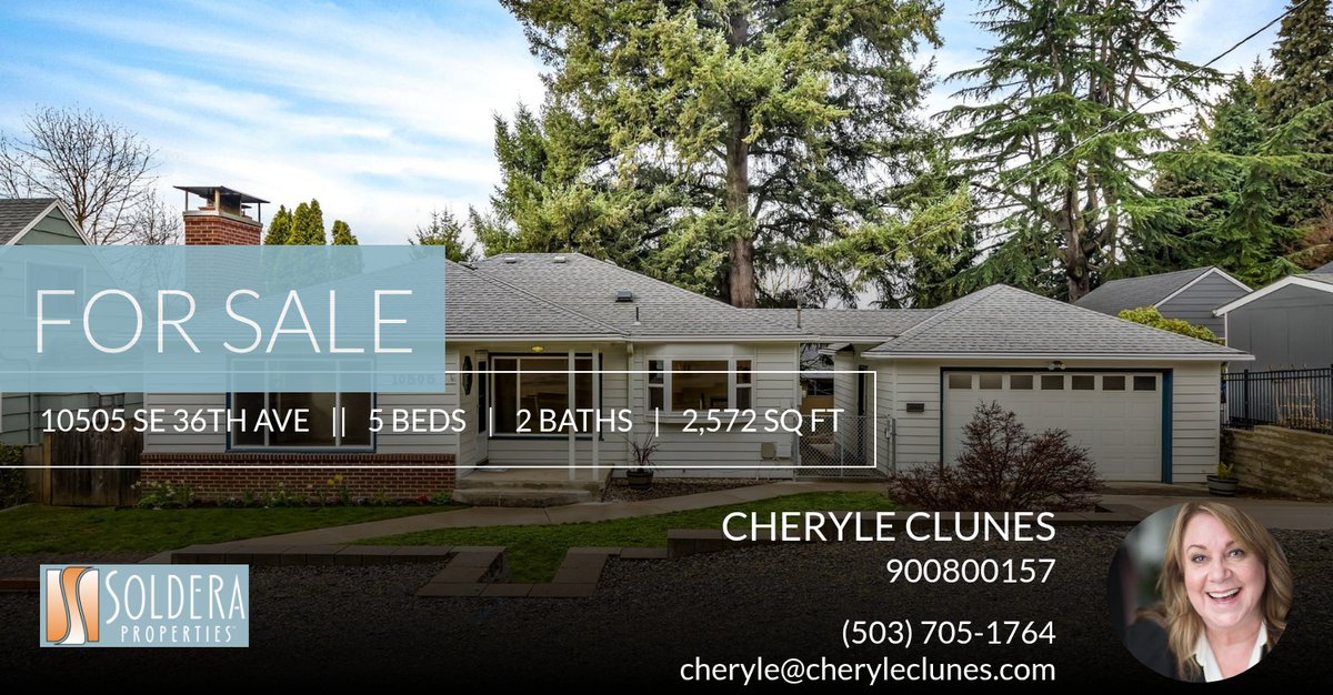 CheryleClunes's tweet photo. The housing market is heating ❤️‍🔥 up! This HOME could be the one. Please don't hesitate to reach out with any questions! You can reach me at (503) 705-1764.

Helping YOU Make YOUR Real Estate Dreams A Reality! https://t.co/MEWBKETVCT https://t.co/ieYQxX817I