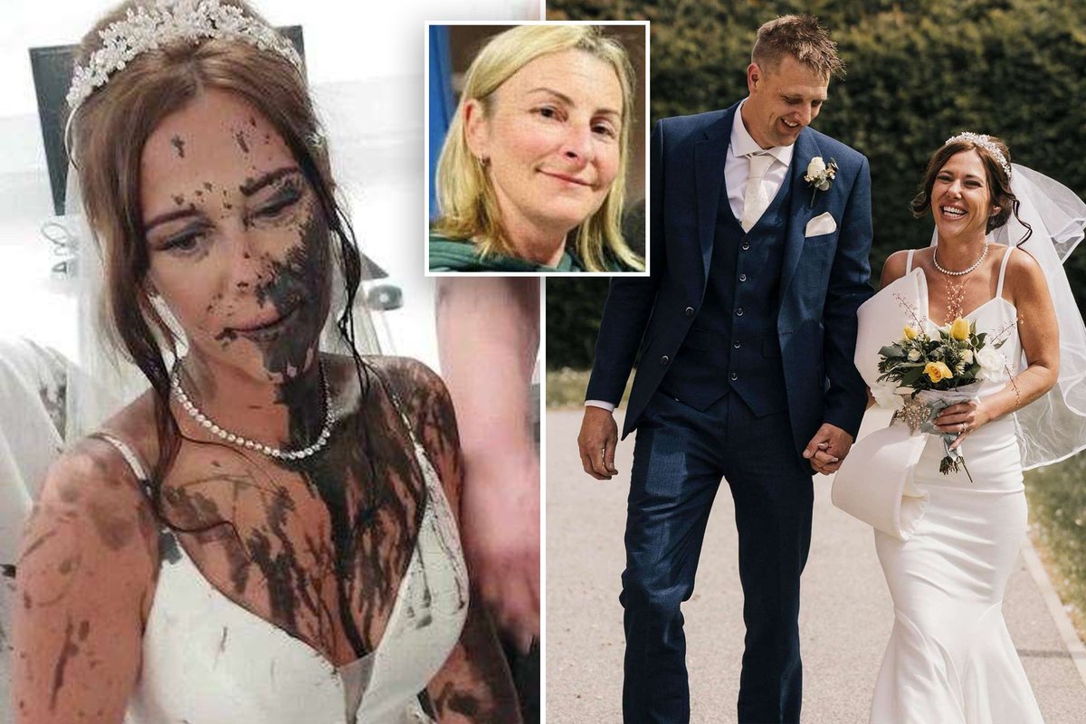 Cultination1's tweet photo. 🇬🇧🎨💍 À quelques minutes de dire “OUI”, elle est ATTAQUÉE à la peinture noire par sa BELLE-SOEUR.

Gemma Monk, 35 ans, marchait vers l’autel avec son père lorsqu’elle a été soudainement aspergée de PEINTURE NOIRE par sa belle-sœur, Antonia Eastwood.

Antonia n’avait pas été invitée au mariage en raison d’un CONFLIT FAMILIAL. Malgré l’attaque, Gemma REFUSE de laisser cet acte gâcher son jour.

Deux heures plus tard, après s’être changée et remise de ses ÉMOTIONS, elle ÉPOUSE finalement son compagnon de longue date.

La justice a condamné la belle-sœur à 10 mois de prison avec sursis et 160 HEURES de travaux d’intérêt général.
(The New York Post)