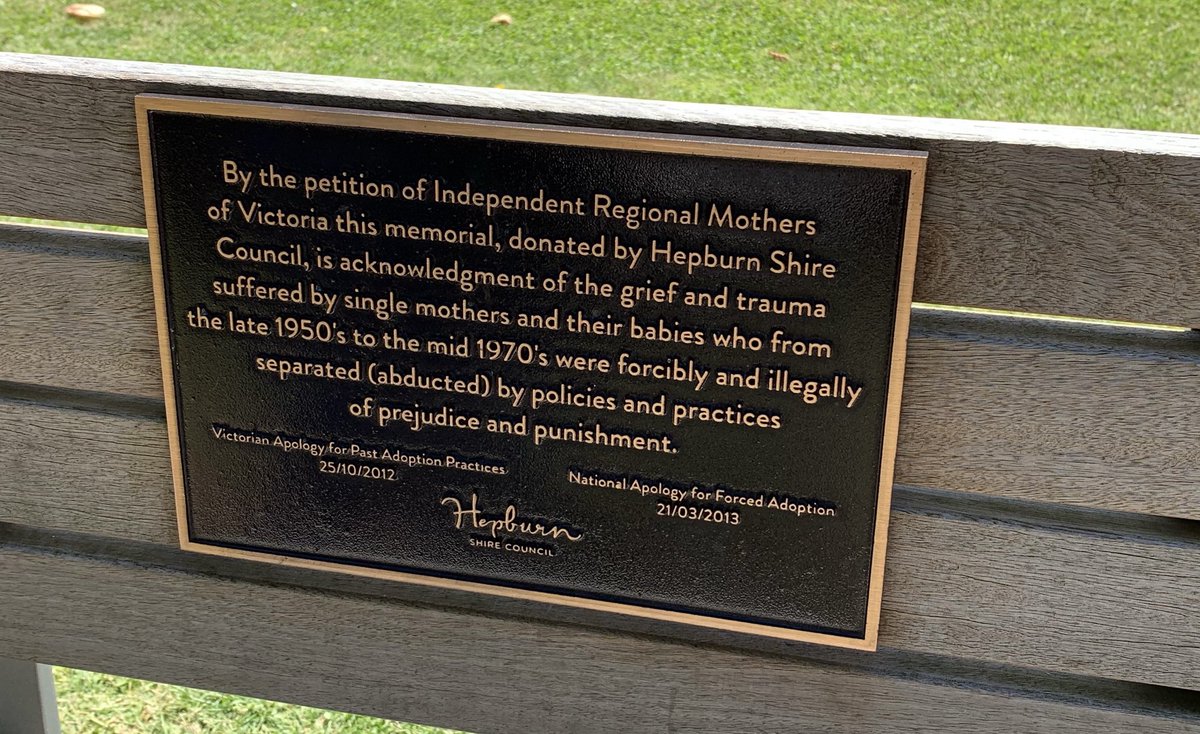 Victorian Mother sent me this memorial. This happened in every state in Australia. Words  stated on plague below definitely my experiences too. Now 2026 still no justice forthcoming.  Still waiting for outcome of WA inquiry ( which was completed August 2024.