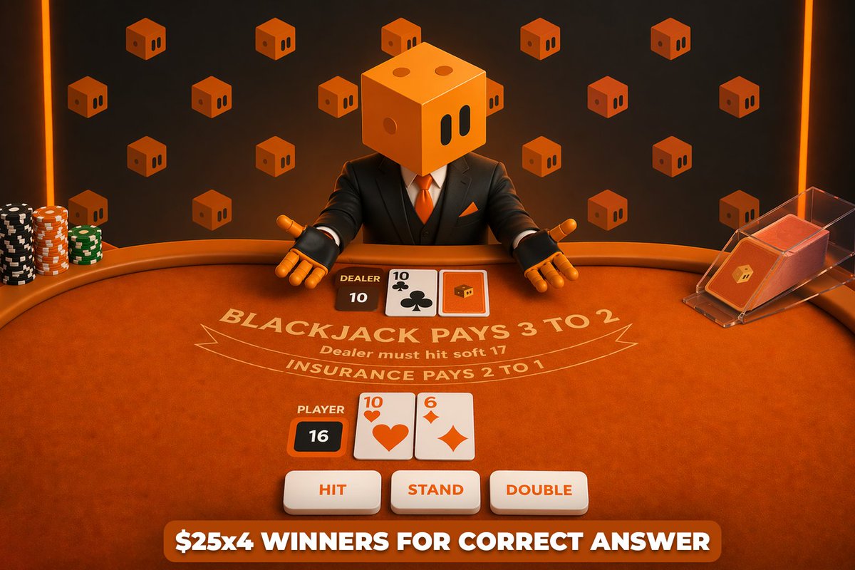 slotessentials's tweet photo. What would you do in this situation? 🤔

Dealer has a 10 and you have a 16. 🫠

Would you pray for the bust or hit for the glory?

💰$25x4 winners = $100 GIVEAWAY for correct answers.💰

In order to participate you must:

✅Guess who wins - Dealer or Player
✅Follow
✅Like
✅Retweet
✅Be signed up on https://t.co/Rewi06kVlw

Good luck to everybody and happy Friday! 🧡🫶