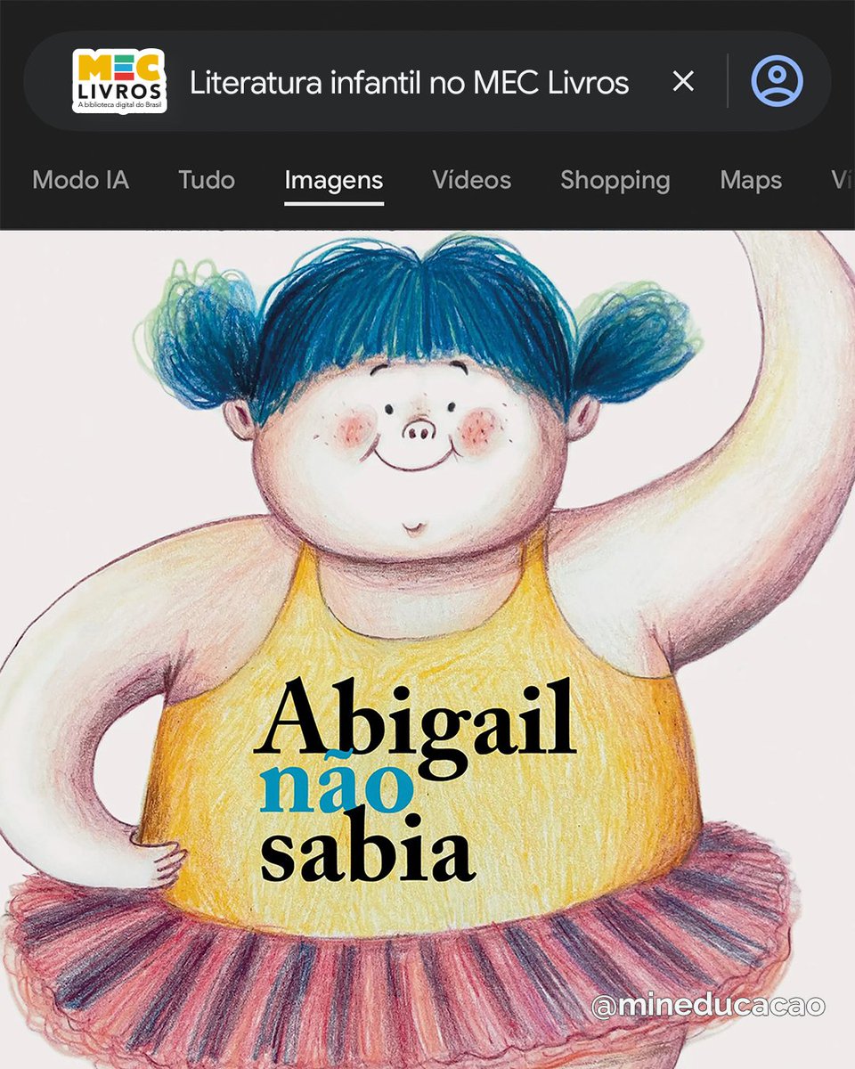 min_educacao's tweet image. 📢 No Dia Nacional do Livro Infantil, o #MEC destaca uma ferramenta gratuita com milhares de livros nacionais e internacionais para toda a população.
Histórias que despertam a imaginação, ampliam horizontes e acompanham cada etapa da infância.

#EducaçãoPública #LivroInfantil