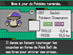 LeAronew's tweet photo. Gaulet Shiny 🌟

Le tryhard qui paie ! Gaulet ♀️ shiny apparaît après 7359 resets ! ✨

Avant dernière cible de la DTQ sur Pokémon Noir (qui a subit quelques changements depuis le temps qu'elle est commencée)
Direction Reshiram pour la dernière étape 🔥 https://t.co/c48slWXMDN