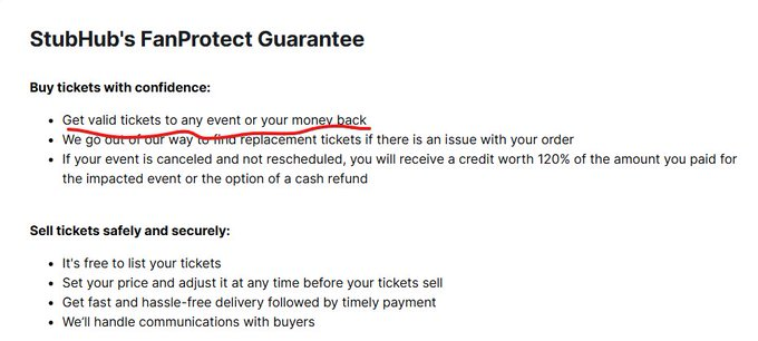 sammendelsohn's tweet photo. @StubHub You guys are such scammers. Pretending to help then doing nothing.  Don't lie. Just admit you thief people. It's ok Bernie. https://t.co/vTKaPaF6Bq