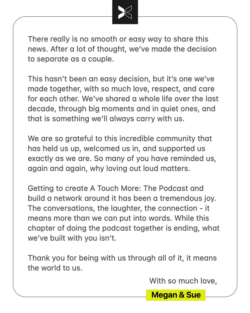 A personal update from Megan and <a href="/S10Bird/">Sue Bird</a> 💌