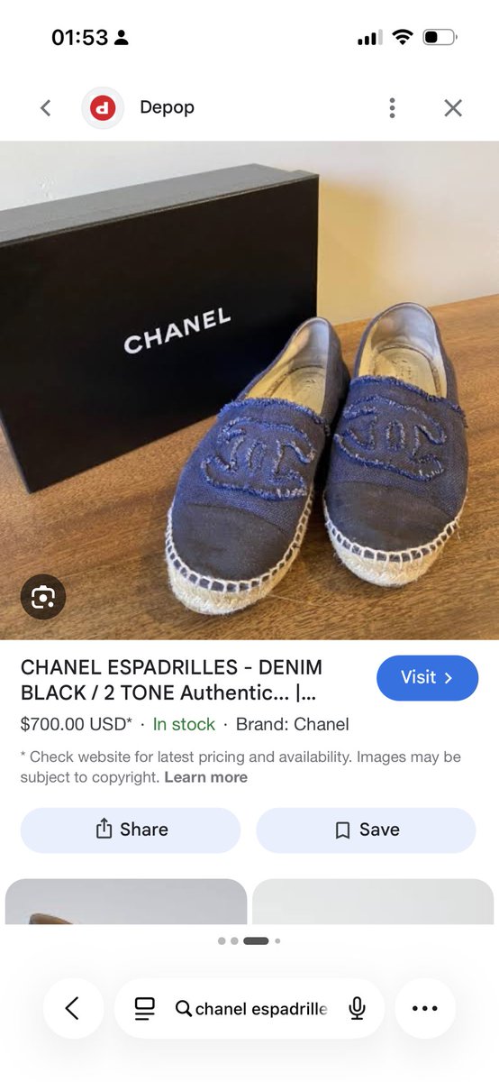 pthriftss's tweet photo. Chanel Espadrilles Denim
8,500 thb free shipping มือ2ตปท.ปล่อยอยู่22k ค่า♥️
สภาพใช้งาน มีถุงผ้าให้นะคะ #ส่งต่อแบรนด์เนม #ส่งต่อรองเท้า #ปล่อยต่อแบรนด์เนม #ส่งต่อเครื่องสำอาง #ส่งต่อน้ำหอม #ส่งต่อกระเป๋า #ส่งต่อadidas #ส่งต่อnike #ส่งต่อlongchamp https://t.co/rHwXkCFI2V