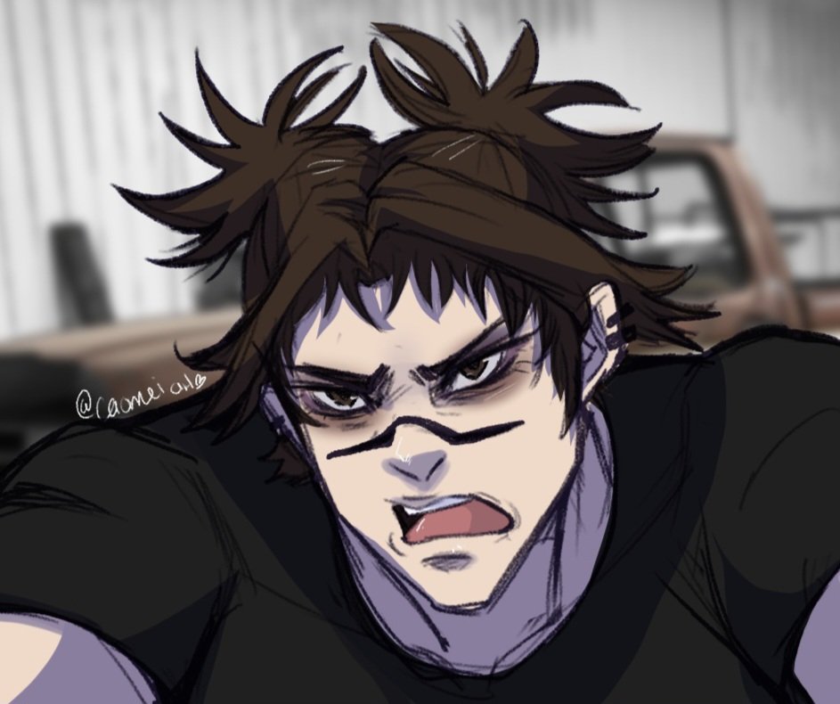 Caomei_art's tweet image. Spoilers de mañana 🤫

#chosoya #fanfic #fanart #choso #naoya #jjk #au