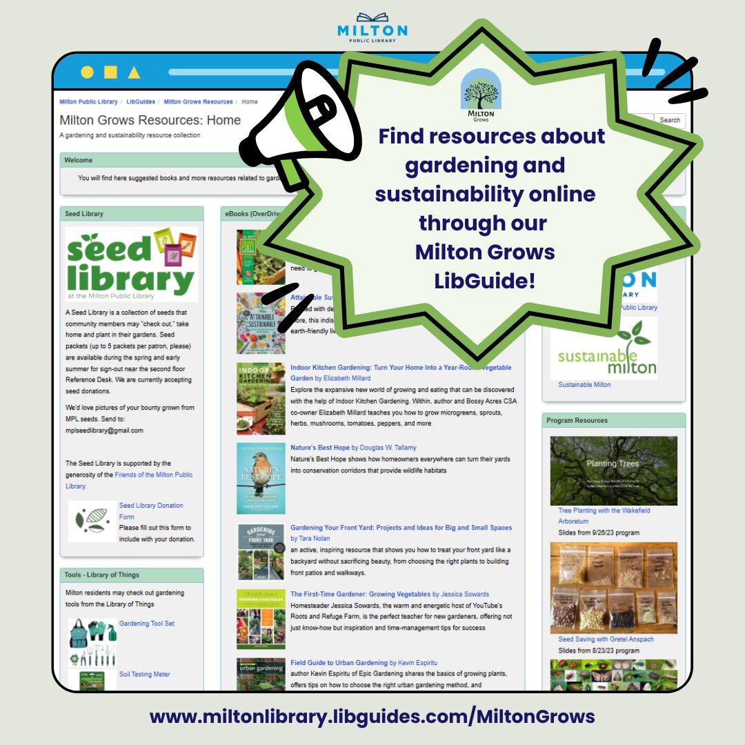Milton Library tweet media
