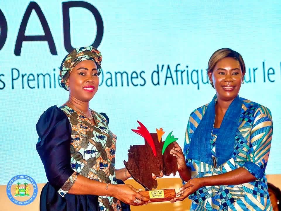 JohnMarah11's tweet image. Dr. Fatima Maada Bio joined the First Ladies in Gabon to celebrate their shared achievements and collective commitment to advancing the lives of women and girls.

The campaign they launched—#BuildingResilience for Women and Girls in the Face of Climate Change and Conflict