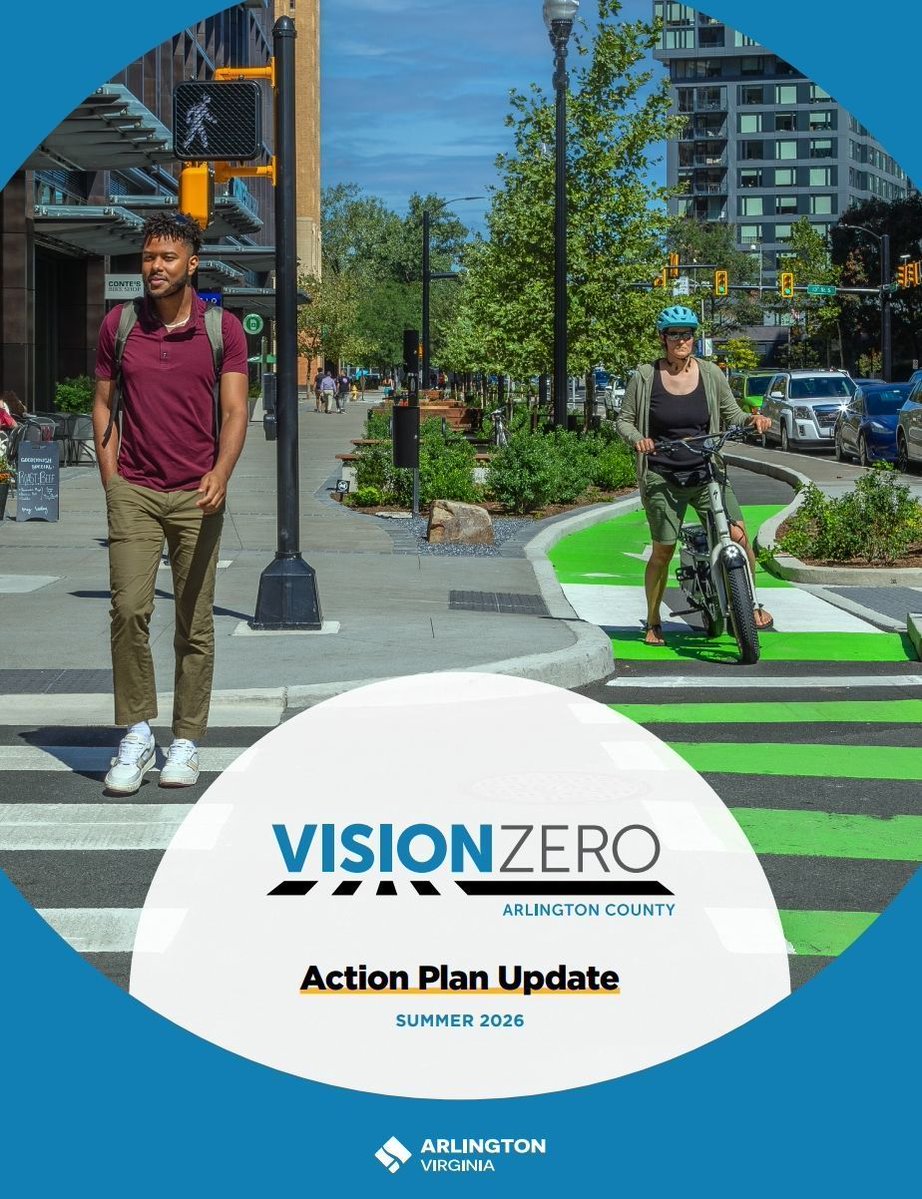 BikeArlington's tweet image. Check out @ArlingtonVA #VisionZero planning in person + online!
Join the "Engineering Safer Streets Walk &amp;amp; Learn" tomorrow - Saturday, April 18 
ow.ly/sxIN50YLgLC
Share your thoughts on the VZ Draft Action Plan by Monday, May 4
ow.ly/WvpG50YLgLB
@TRAC @NationalLanding