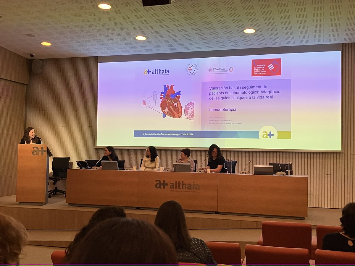 CardiOnCAT's tweet photo. @BleGimeno @catcardio @Hematocat @SCBONCO Valoració basal i seguiment: Aplicació a la vida real de les recomanacions de les guies. https://t.co/28uh2PSlj4