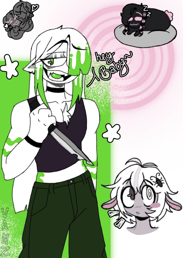 Vanniewnnzy's tweet photo. 🫪🩷💚🤍 (I made Chiru, hehe, she's so cute!)
#Brokencolors #Brokencolorsoc #oc #drawings
@Chiruza8v https://t.co/53LEJRUiJC