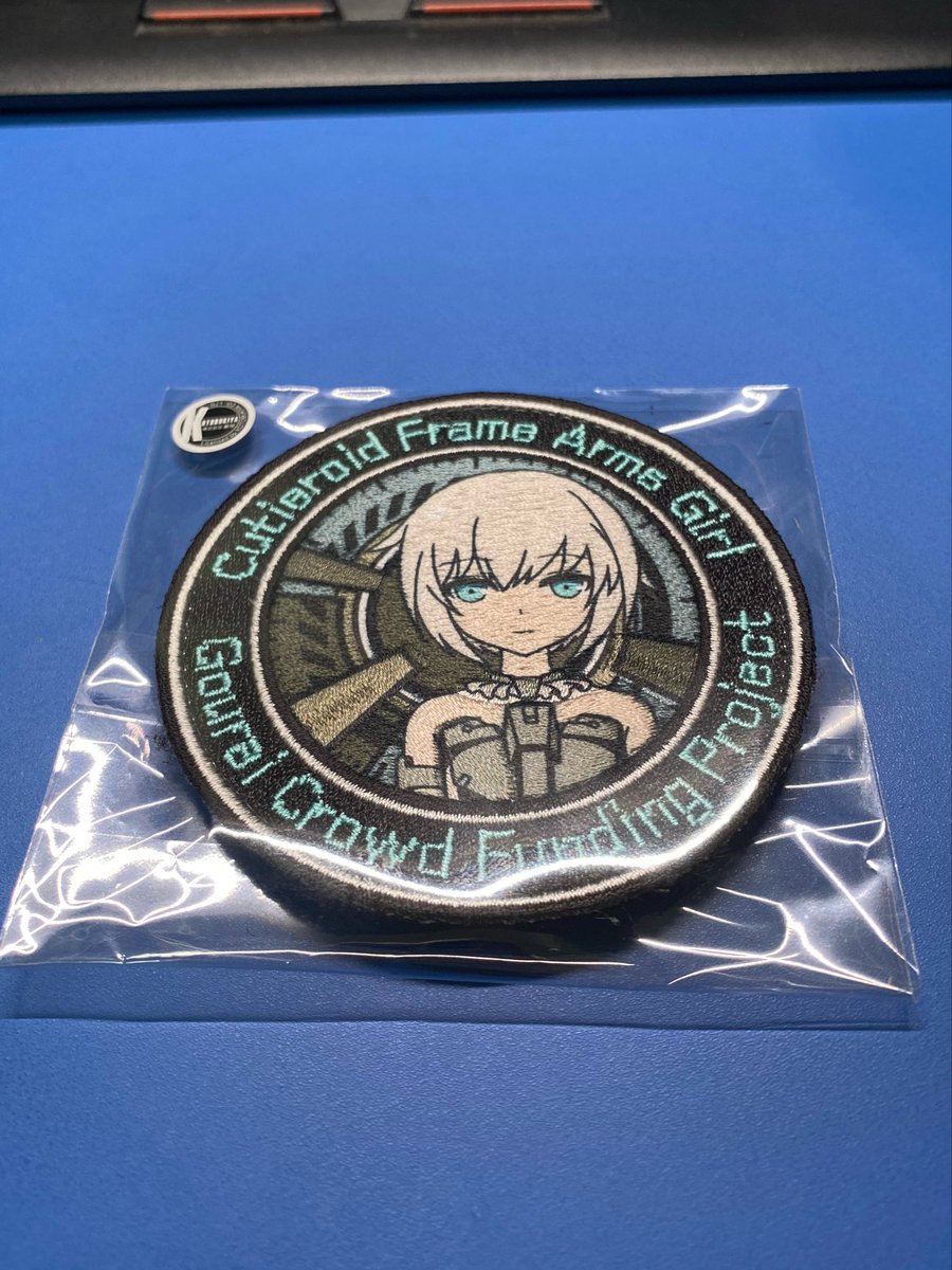 yujijitan's tweet photo. CutieroidFAガール轟雷プロジェクトの返礼品「記念ワッペン」届きました！(^-^)/
カッコカワイイです！
#150轟雷クラファン
#Cutieroid https://t.co/vg6F6PTrVL