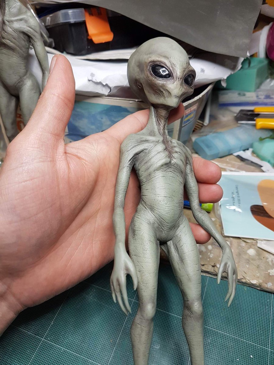 DinoModels1's tweet photo. @RepOgles Buy a #roswell #Gray #Alien #sculpture,

1/6 scale, 9.3 inch tall, Casted in 1 single urethane #resin piece. 100% made by hand. Unpainted/painted casts are available to purchase through my Etsy shop, link in my BIO or in the tweet below

#UAP

#UFO #ovni #nasa #artemis https://t.co/UG3JcwbQo8