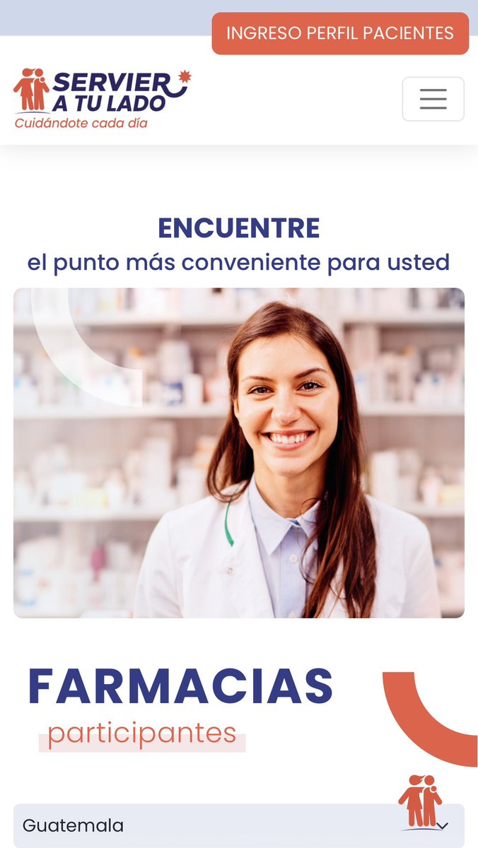 Está este sitio que ofrece promociones en medicamentos para pacientes (tipo 2+1) llamado “Servier”. Una señora de 80 años fue a Farmacias Cruz Verde, compró Triveram y en la farmacia le aplicaron el beneficio a un carnet equivocado. 

Ella hace el reclamo a ambos lados. En el
