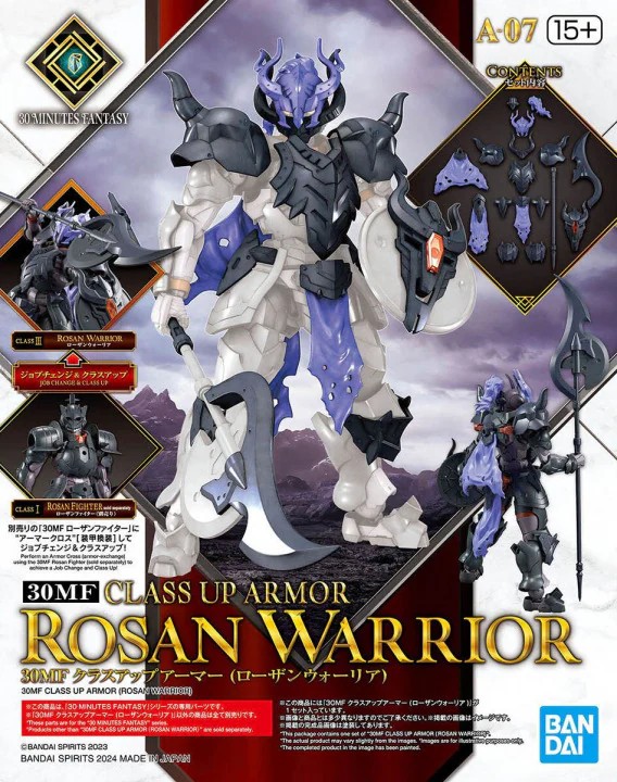 GunplaDeals's tweet image. 30MF Class Up Armor (Rosan Warrior): Sale: from £3.88 GBP.
gunpla.deals/kits/30-minute…
#Plamo #30MINUTESFANTASY #BandaiSpirits