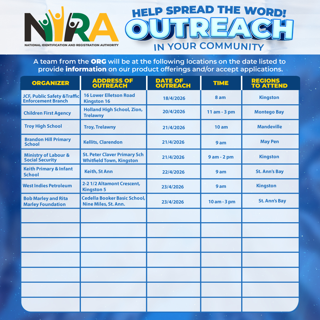 NIRA Jamaica tweet media