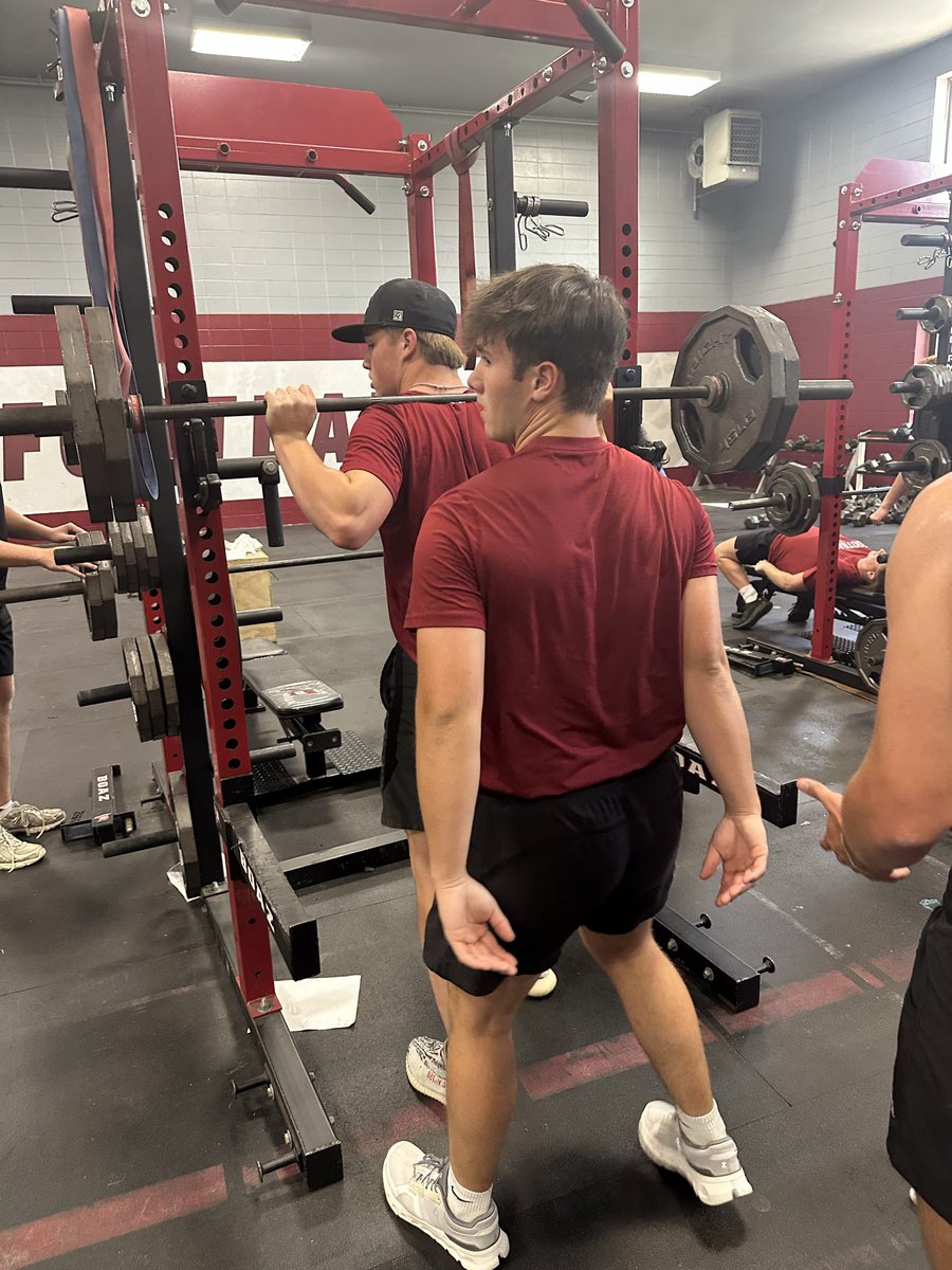 Won an Area Championship last night back in the weight room today!!
