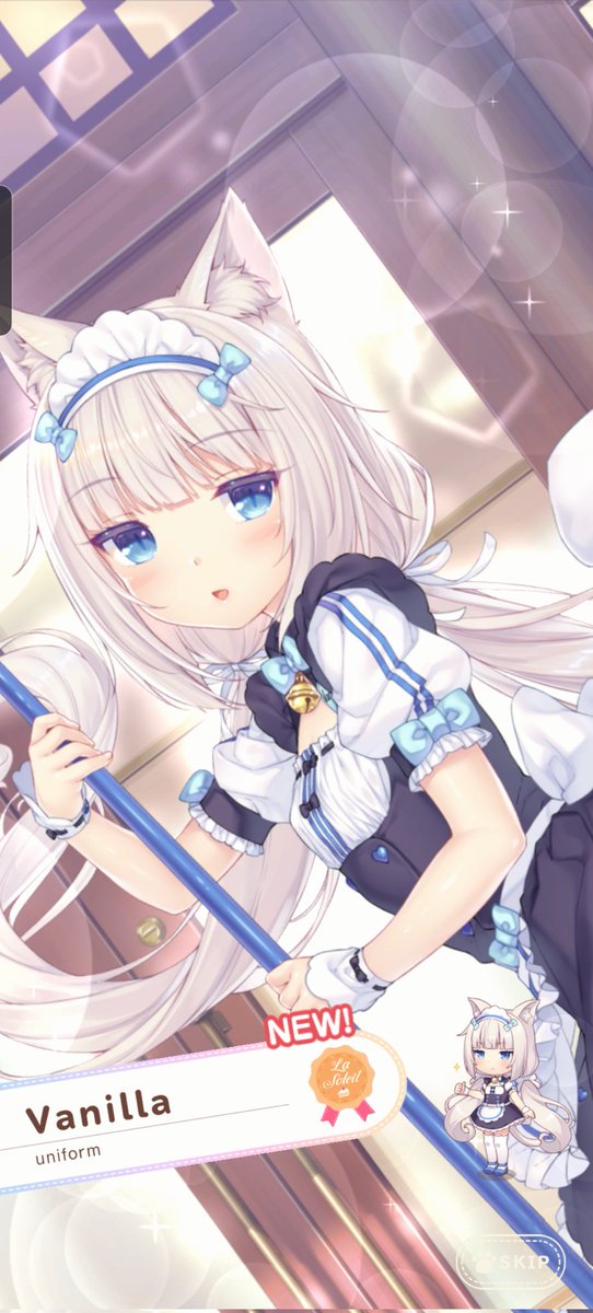 kawaii_evi's tweet image. Lucky me!! #nekopara #nekoparamobilegame #mobilegame
