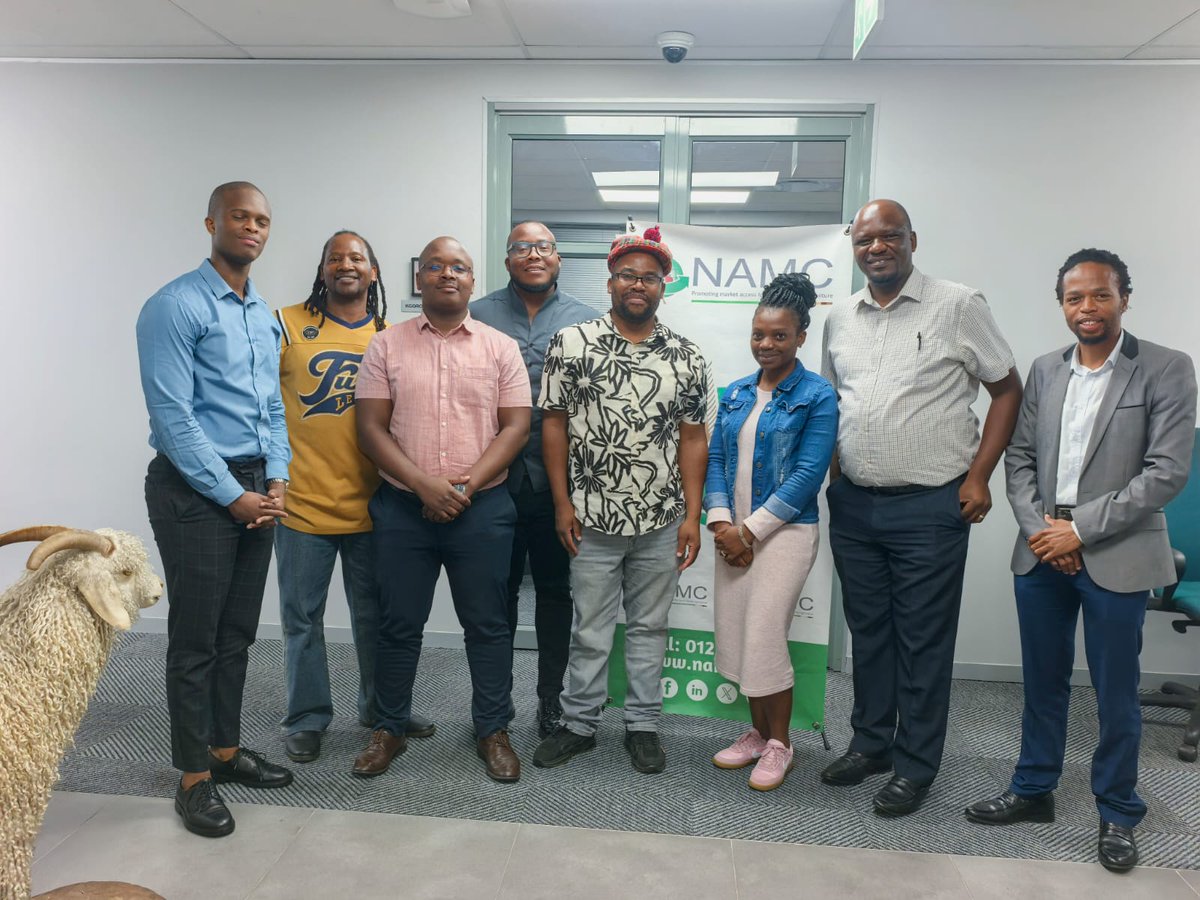 NAMCsoeZA's tweet photo. The NAMC hosted @BFAP6 today, 17 April 2026, to discuss the Eastern Cape Grain Development Business Plan, which aims to revitalise grain production and expand silo storage capacity in the province.
#MarketAccess #NAMC #BFAP https://t.co/PefM0GtkNP