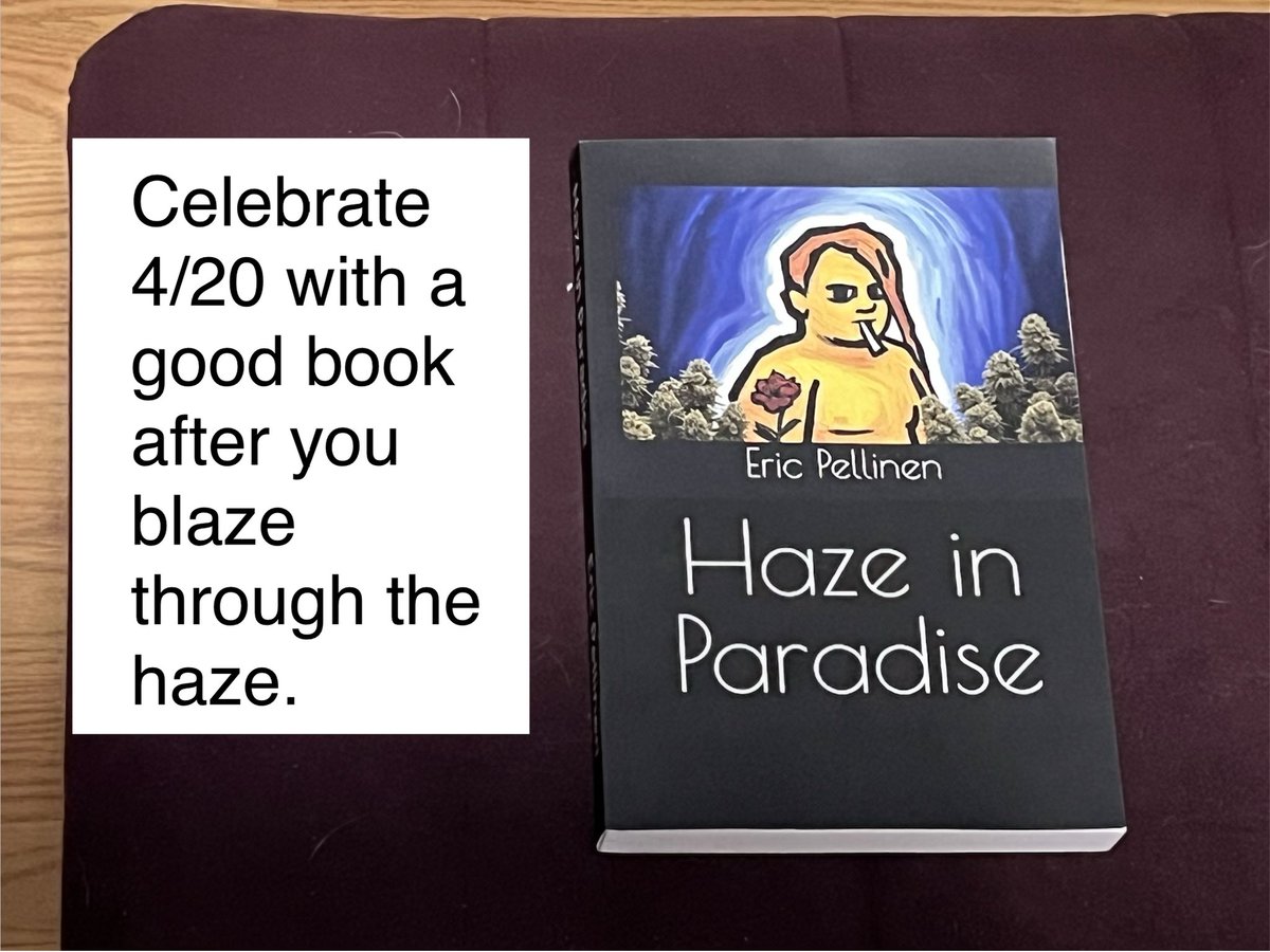 EricPellinen's tweet image. “If you like Cheech and Chong's flicks (the better ones), this book would work for you.” - Amazon Review #fourtwenty