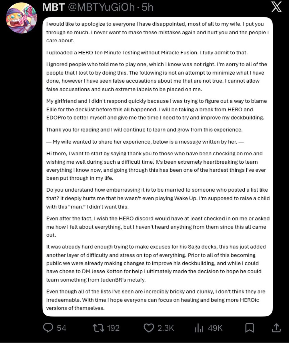 Deleted MBT Tweets tweet media