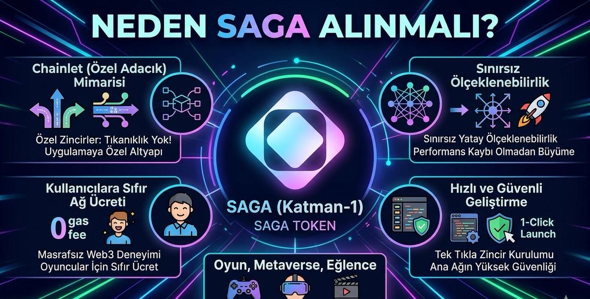 Coinmatik1's tweet image. #SAGA NEDEN 1$ OLABİLİR?

#Saga'yı diğer tüm projelerden ayıran en benzersiz ve devrimsel özelliği "Chainlet" (Özel Adacık) mimarisidir.

Nasıl Fark Yaratıyor?
Diğer ağlarda (örneğin #Ethereum veya #Solana) binlerce proje aynı yolu kullanır; bu da ağın tıkanmasına ve işlem
