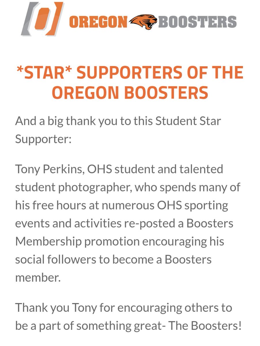 Oregon Boosters tweet media