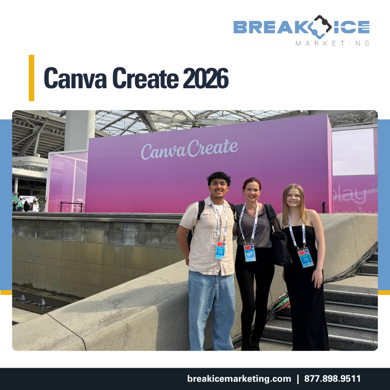 Hdowellbreakice's tweet photo. Break Ice was present at Canva Create , with our CEO and interns engaging in sessions and learning from industry leaders, bringing back fresh perspective to continue delivering at the highest level! https://t.co/Xa5aZmZ7jZ