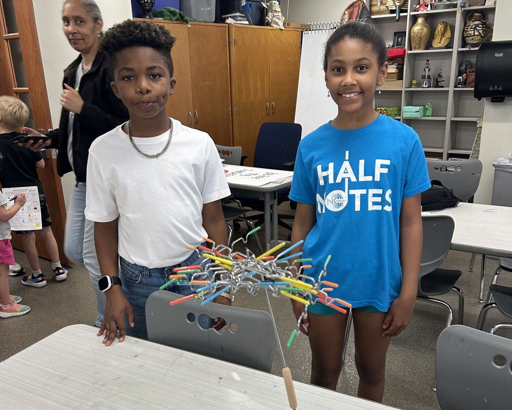 AllisonvilleES's tweet photo. Last night, we hosted STEAM Night, where families explored a variety of hands-on stations together. It was a fun and engaging evening filled with curiosity, creativity, and learning. #WeareAV🐊 https://t.co/V4YeHNHLaf