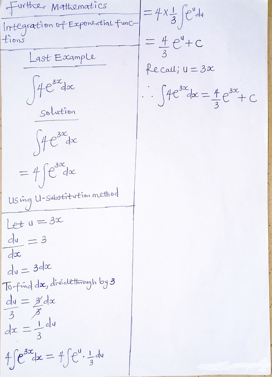 InstructorMJ's tweet image. 90% of students will fail this last example... can you solve it?

#MathTok #Calculus #Integration #MathHacks #StudyTok #STEM #StudentLife #MathTricks #LearnOnTikTok #Education #Mathematics #CalculusHelp #ExamPrep #CollegeMath #HighSchoolMath #StudyGram #ViralMath
