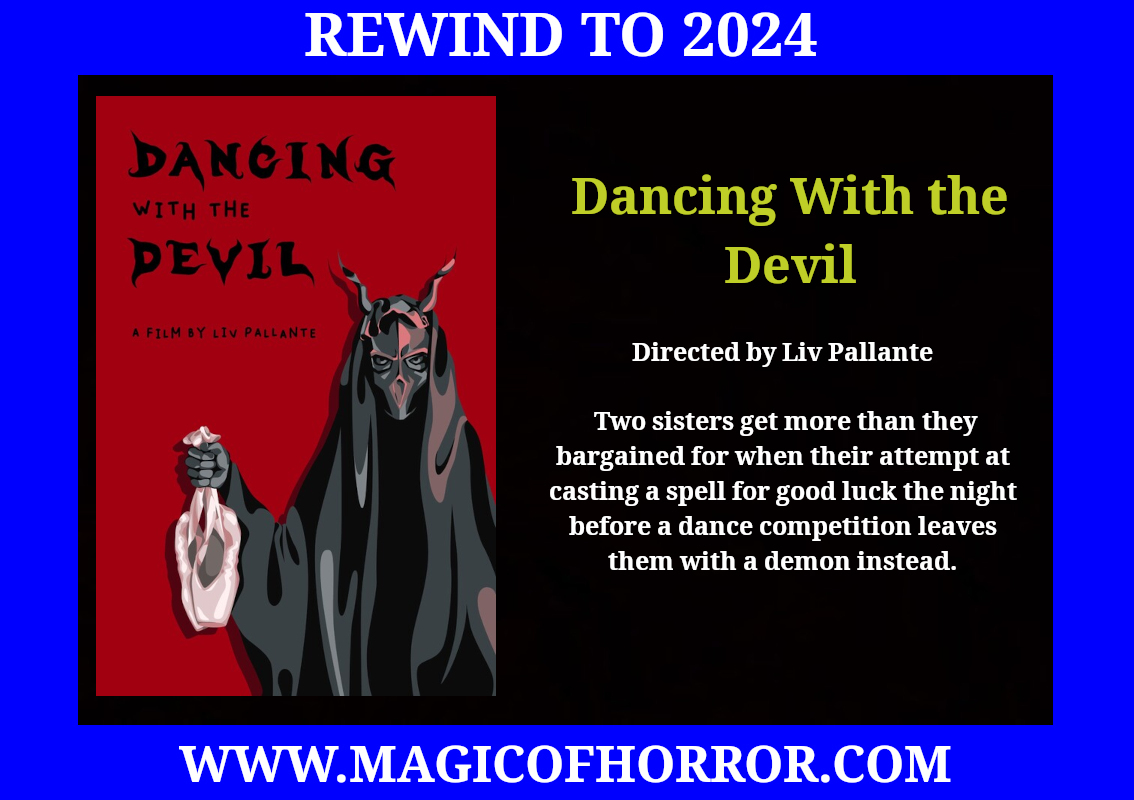 MagicOfHorror's tweet image. DANCING WITH THE DEVIL
2024 Official Selection Film
Directed by Liv Pallante

See the film
youtube.com/watch?v=KGLp0h…

#magicofhorror #horrorcommunity #indiefilms #indiehorror #horrorfest #horrorfilm #horrorfilmmaker