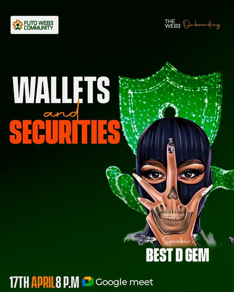 Best_DGem's tweet photo. Day 3 & 4 – Crypto Class Recap  for @futoweb3comm web3 onboarding classes.. 

Day 3: We broke down Centralization vs Decentralization – Who controls your money? – Why decentralization matters – The trade-offs most people ignore

Day 4 (Today): We went deeper into Wallets & Security 🔐 – How crypto wallets actually work and creating a wallet.  – Practical example: using the @DIORA_social DEX wallet we created our wallets with just our email (no private key/seed phrase needed) – Common security attacks (phishing, fake tokens, wallet drains) – How to identify red flags and protect yourself

In crypto, knowledge isn’t optional… it’s your first layer of security.
Miss this, and you risk losing everything.

Next class gets even deeper