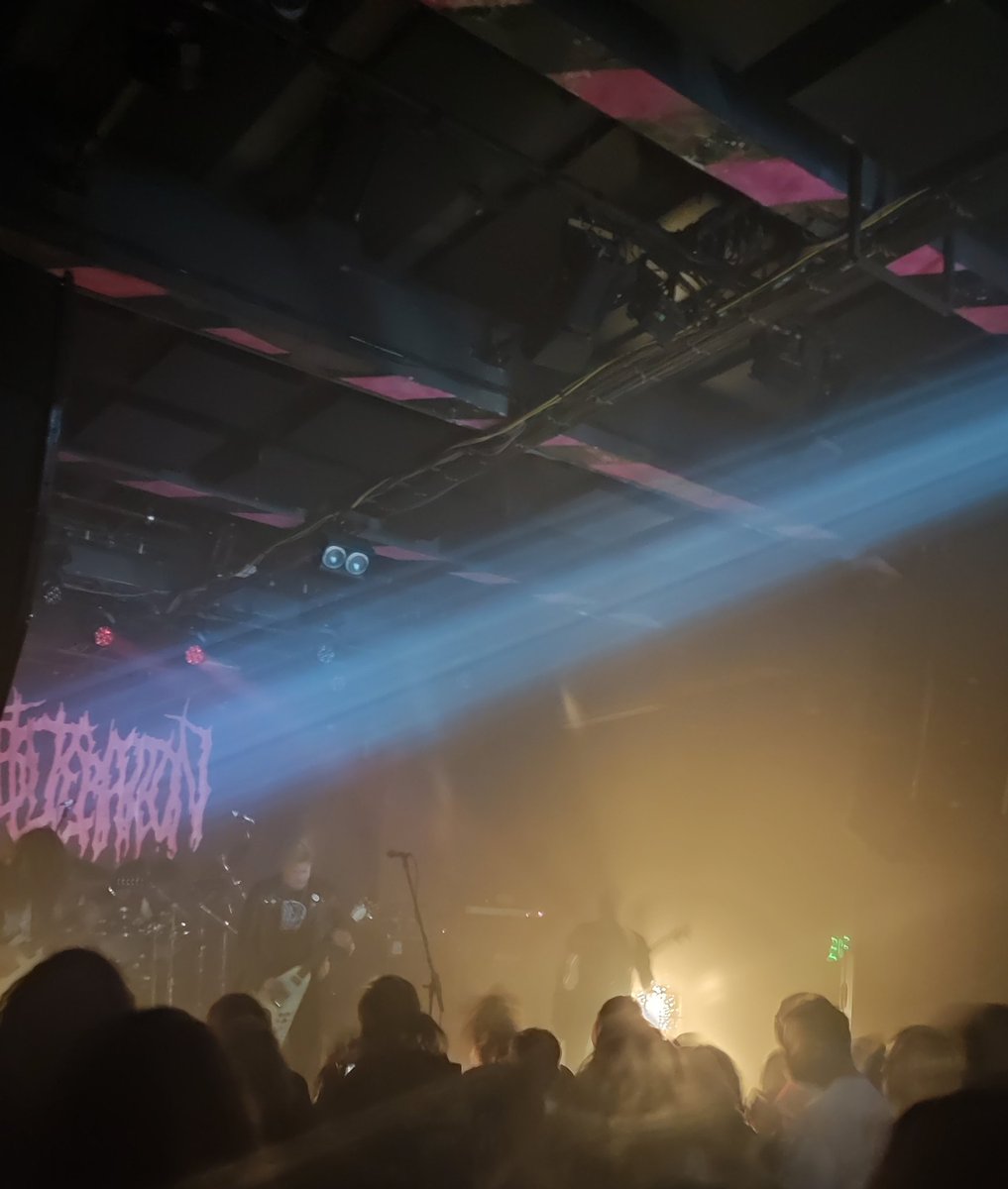 SmoothGothSloth's tweet photo. Got covered in beer, bruises and pain. Fuck I love underground death metal https://t.co/W8zL3uNiJh