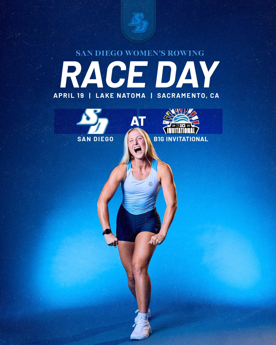 usdwrowing's tweet photo. Rounding out racing at the Big Ten Invite 🦾

📊 https://t.co/DvllXDno4H
📺 https://t.co/pRvWbi7HAY (B1G+)

#GoToreros https://t.co/K5a6WCMD0S