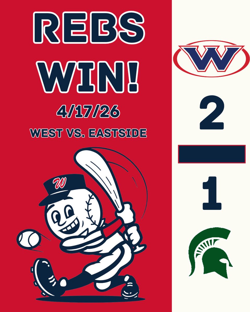 West High School Rebels Baseball tweet media