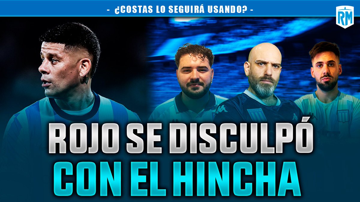 RacingManiacos's tweet image. #NocheALoRacing 📻

Desde las 20 horas prendete a un nuevo programa de @RacingManiacos por #Youtube.

Temas del día:

- Los avances en Ezeiza 🚧

- Marcos Rojo pidió perdón 🔥

- ¿Seguirá jugando? 🤔

👉 youtube.com/live/ClqRtN69y…