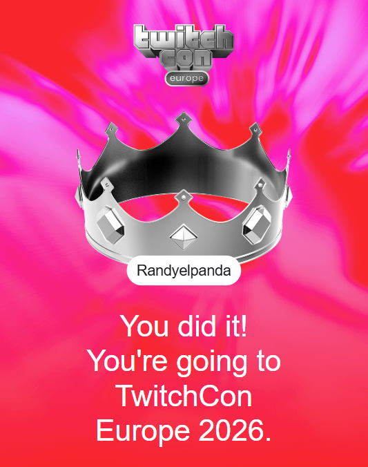 randyelpanda's tweet photo. Estamos de vuelta este año en Twitchcon 🎉 https://t.co/AMiM6k2k4B